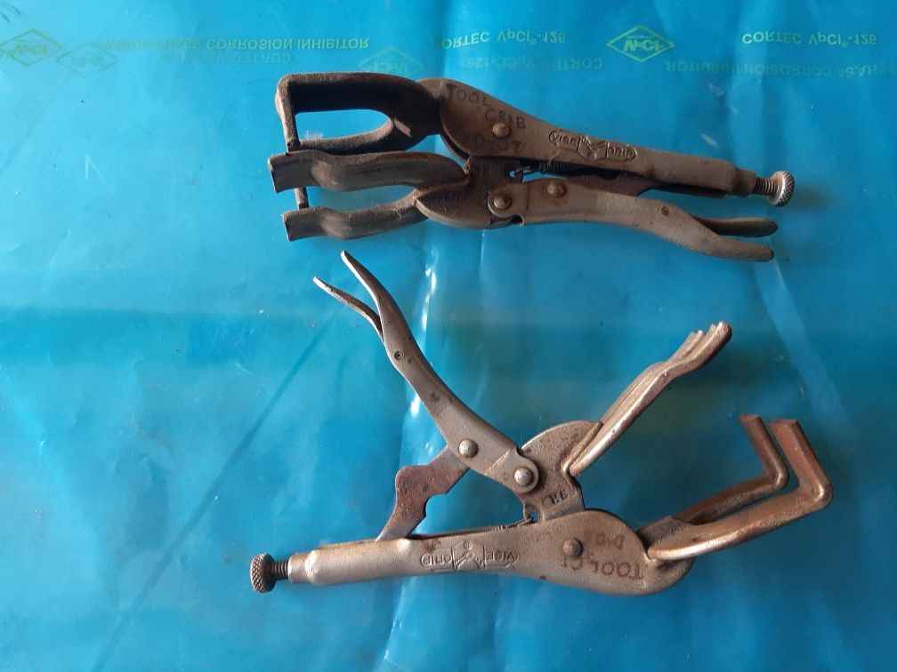 2- Vice Grip sheet metal clamps. $16 for both