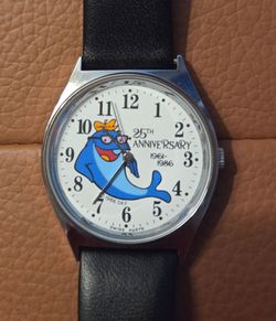 Charlie Tuna 1986 25th anniversary watch
