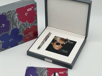 MONTBLANC LIMITED EDITION ANDY WARHOL 1928 ROLLERBALL PEN NEW 100% GENUINE RARE