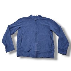 Polo Ralph Lauren Sweatshirt Size Medium Men's Full Zip Up Sweater Preppy Casual Men's Sweater Measurements In Description 