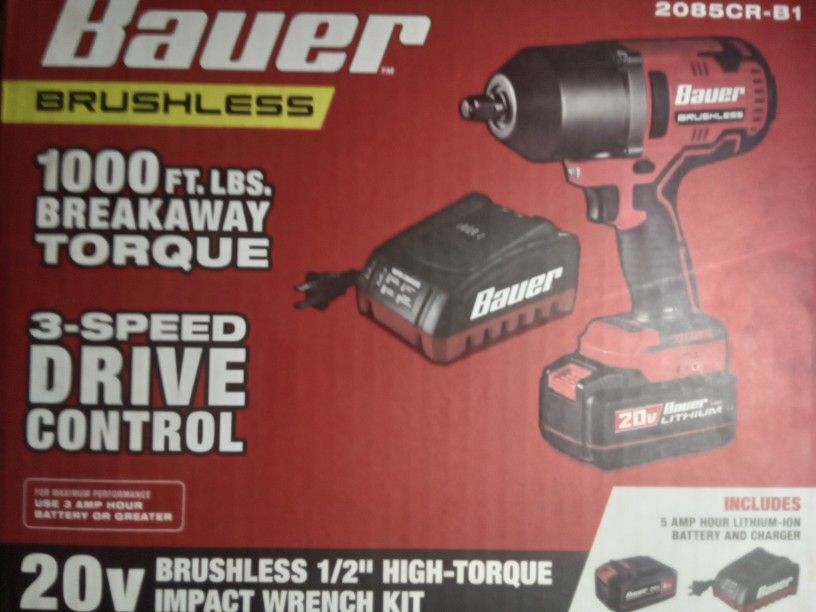 Bauer High Torque Impact Wrench 