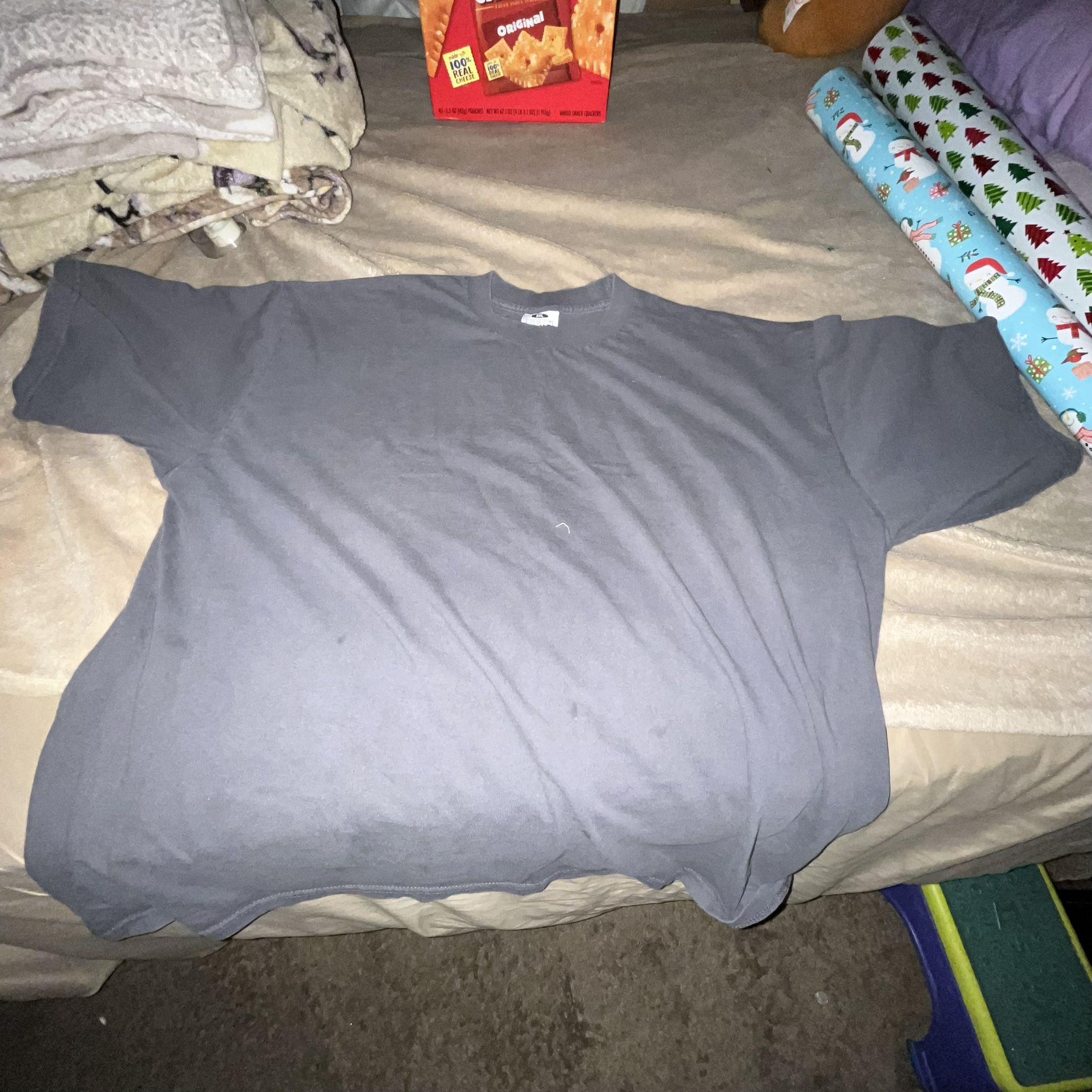 Grey Men’s Pro Club T-Shirt 2XL (Fair Condition)