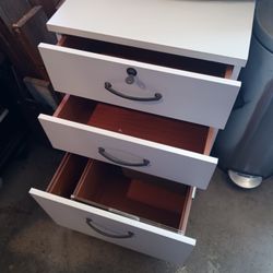 ROLLING DRAWER AND FILING CABINET W/ LOCK