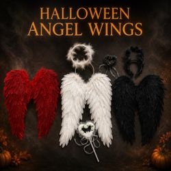 ANGEL WINGS FOR HALLOWEEN