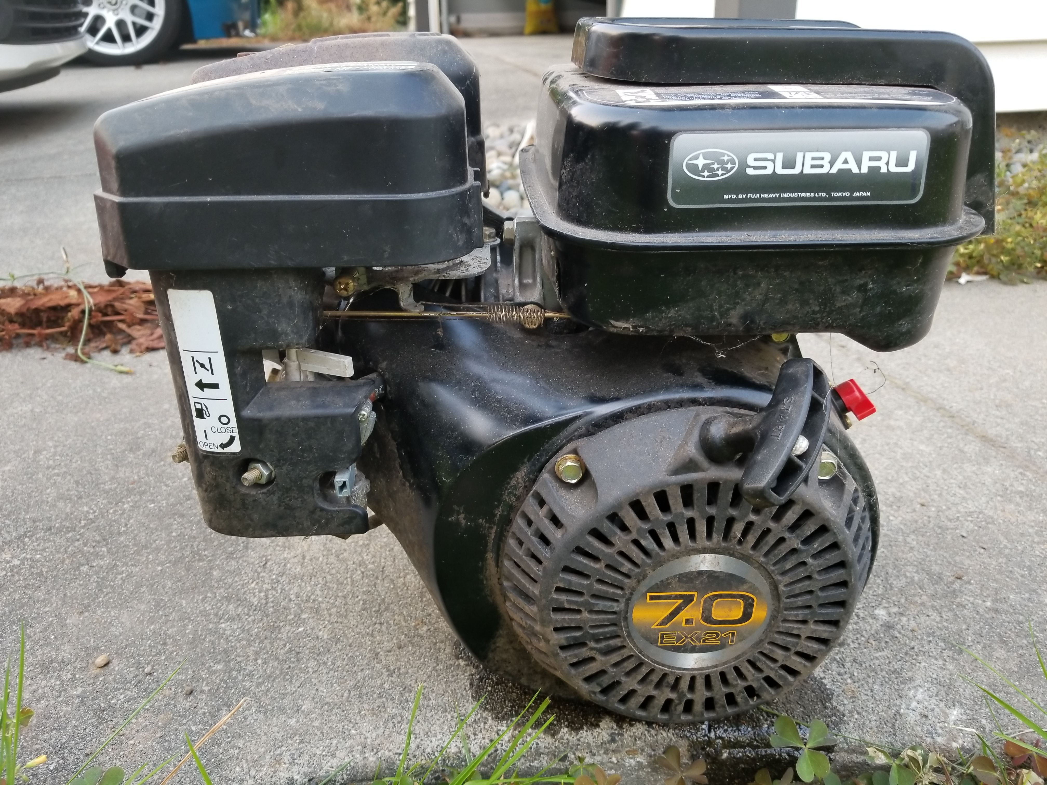 7HP Subaru Robin EX21 Engine - Go Kart - OHV horizontal shaft