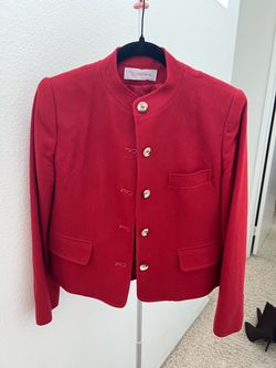 Evan-Picone Red Blazer Jacket