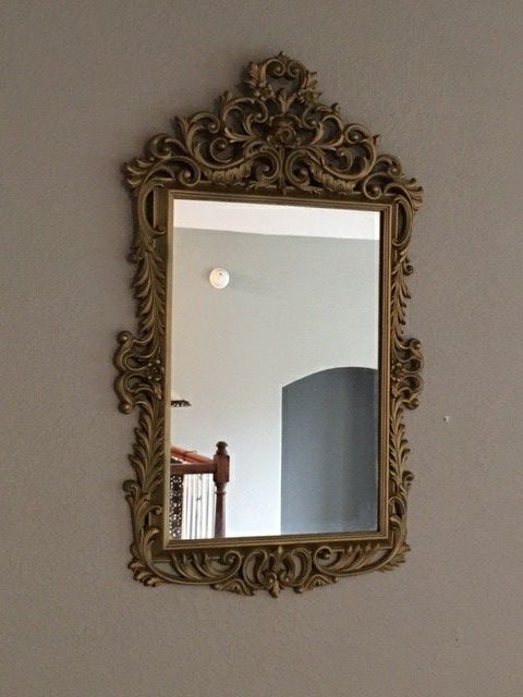 Ornate wall mirror