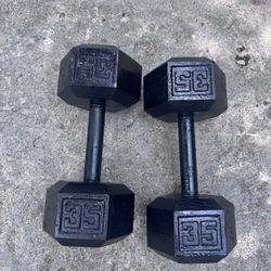 35 Pound Dumbbells