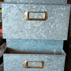 Galvanized Organizer 
