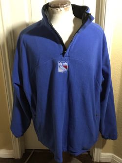 NY Rangers Men's XL reversible fleece windbreaker