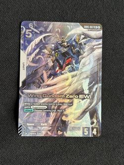 Gundam TCG Wing Gundam Zero EW LR+