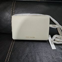 MARC JACOBS Faux Leather Chain Crossbody Bag