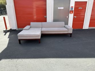 FREE DELIVERY- Mid-Century MCM Sectional Sofa Couch by West Elm - Retail $3k