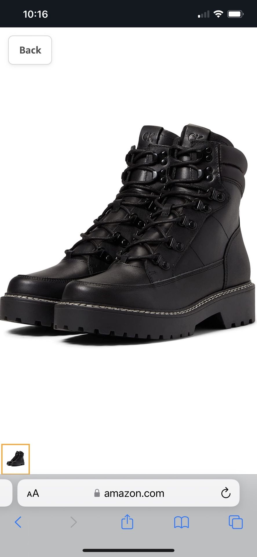 Calvin Klein Women's Shania Motorcycle Boot