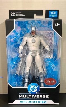 McFarlane DC Multiverse Red Platinum Edition Brightest Day White Lantern Batman $50