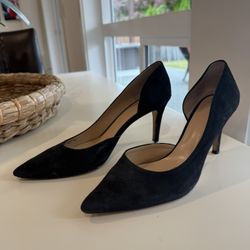 Nordstrom Phoebe Black Heels Suede 11