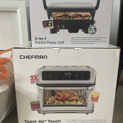 Chef man Panini Press/ Toast Air + Oven 