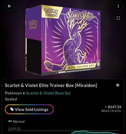 Scarlet & Violet Elite Trainer Box