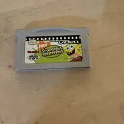 SpongeBob GBA Nintendo Authentic