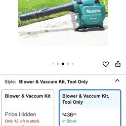Makita XBU04 36V (18V X2) LXT® Brushless Blower