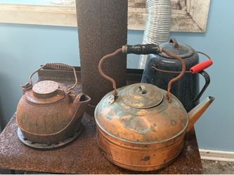 Old tea pots.