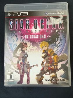 Star Ocean: The Last Hope International PS3 Complete Mint Condition