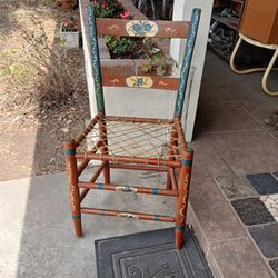 Folk art chair