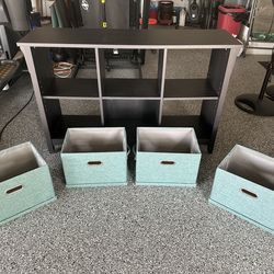 Decorative display/ storage unit with boxes