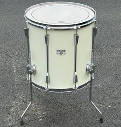 Tama Rockstar DX 16" Floor Tom White MADE IN JAPAN for drum set