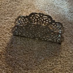 Silver Napkin Holder 