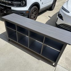 Gray IKEA Media Console 