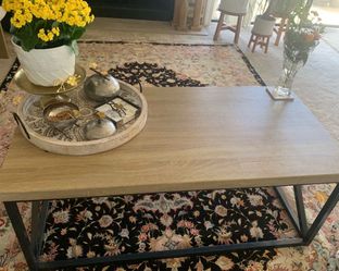 Coffee table and matching side table