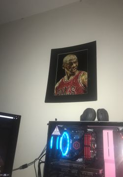 Micheal Jordan poster with Frame