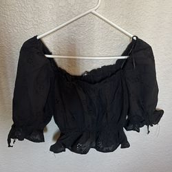 Black Crop Top