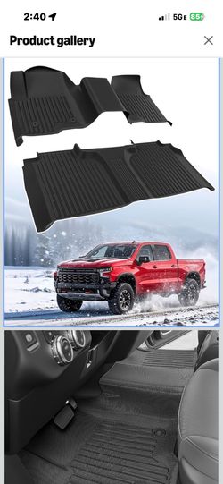 Brand New Heavy Duty All Weather Floor Liners for Silverado/Sierra (see last photo for models)