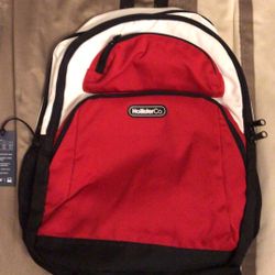 Holister backpack Red White Black