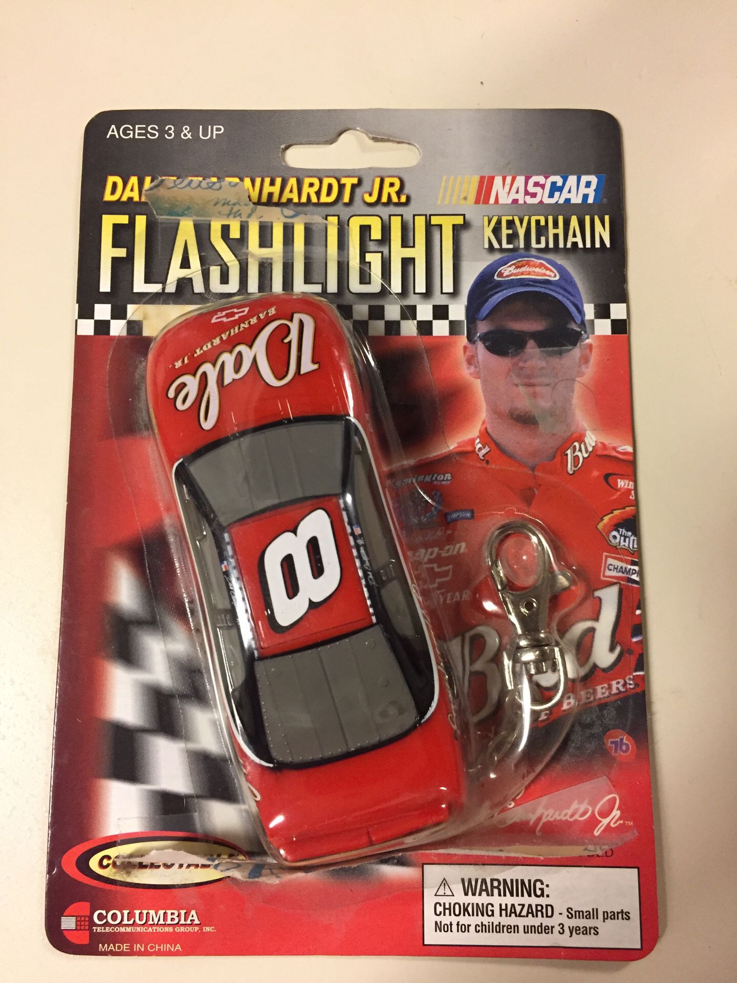 Dale Earnhardt Jr. Flashlight Keychain