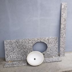 58"X22.5 GRANITE BATHROOM 