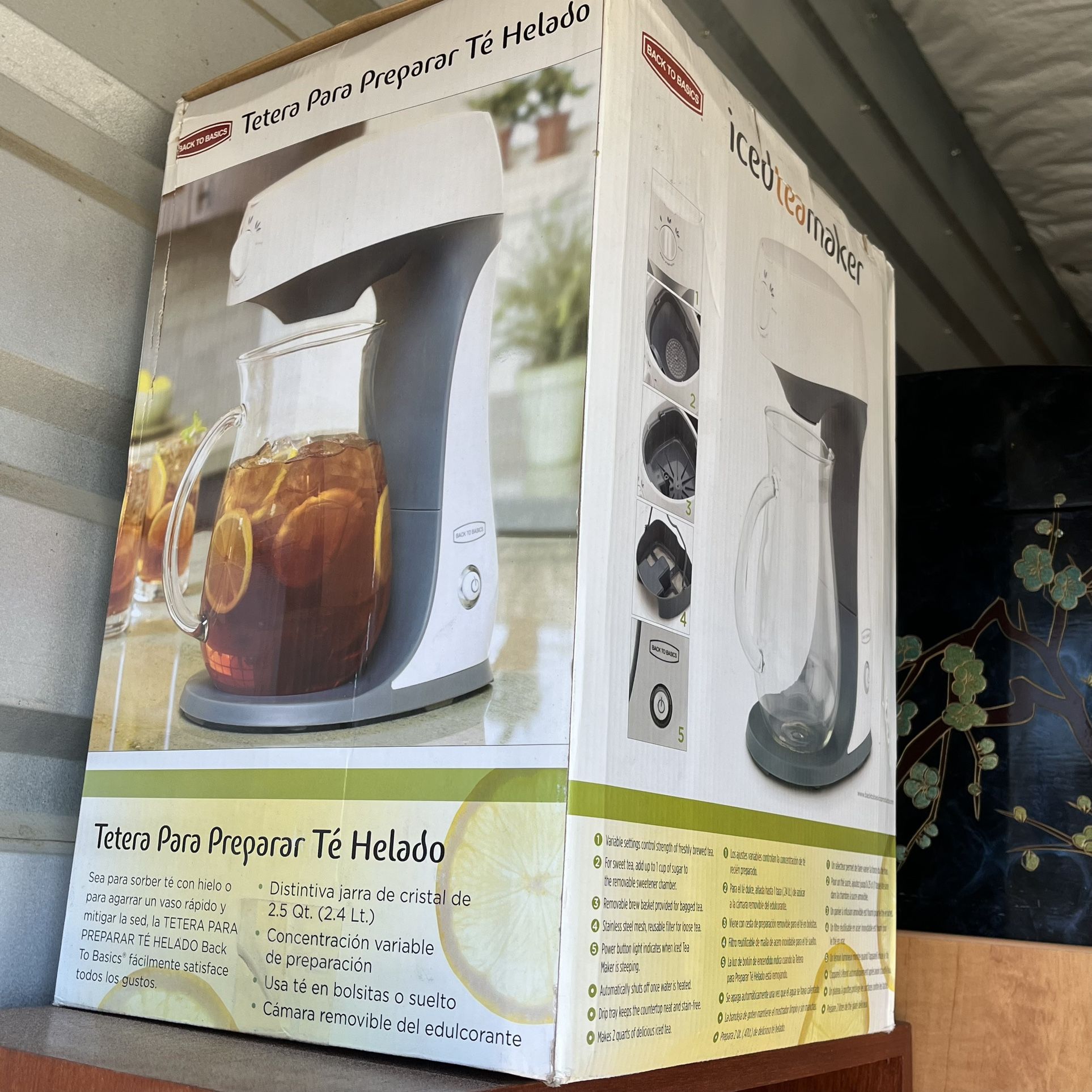 NIB Back to Basics Ice Tea Maker for Sale in Palm Desert, CA OfferUp