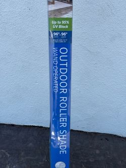 Outdoor roller shade 96x96