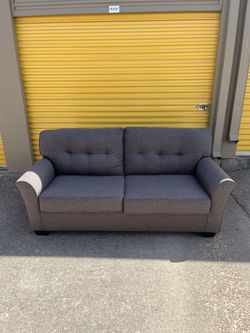 Soft And Comfortable Blue/Grey Couch FREE DELIVERY