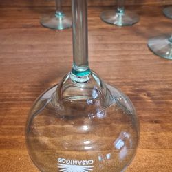 6  casamigos   tequila logo margarita glasses 