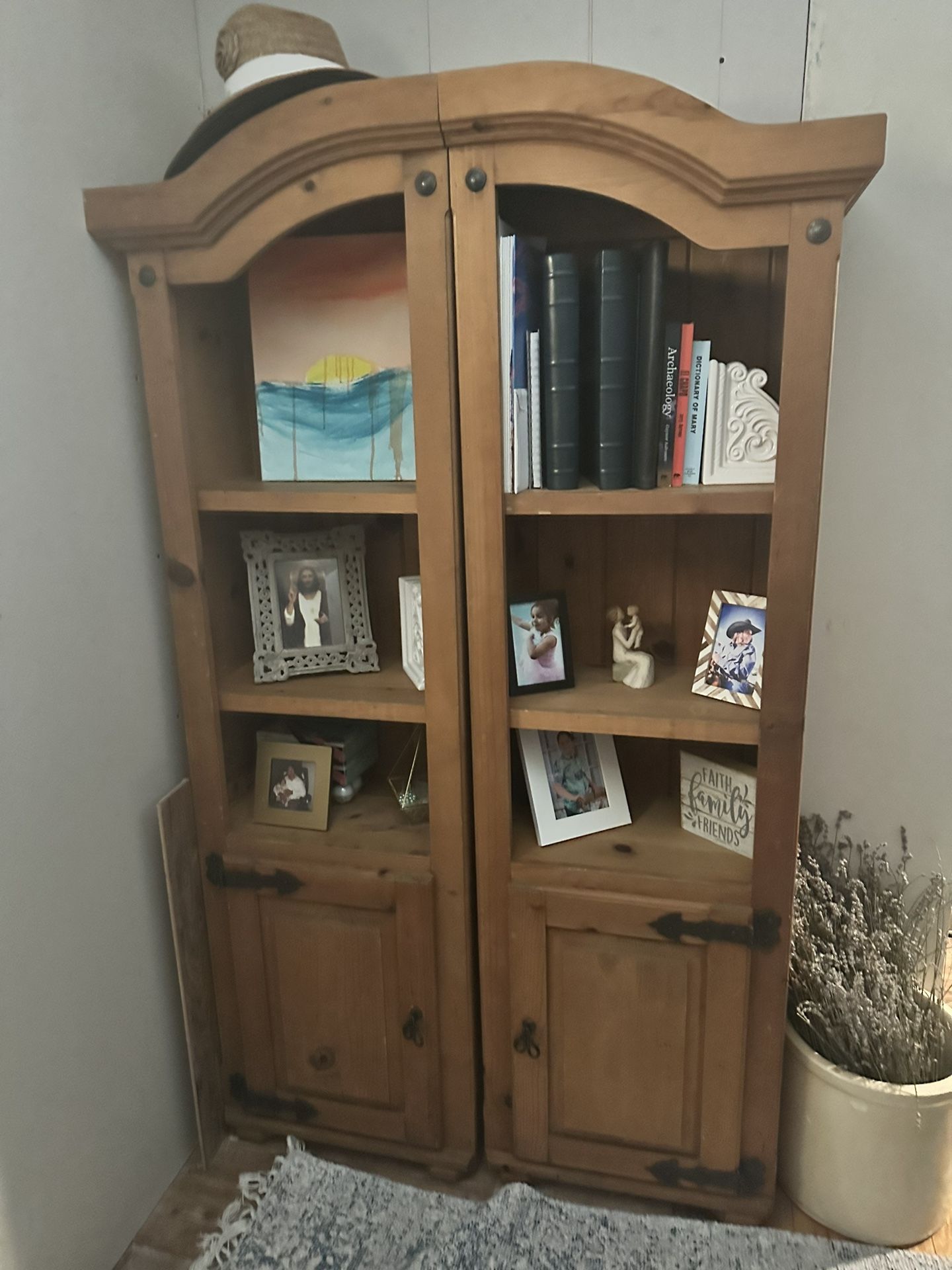 Mexican Pine Book Shelves