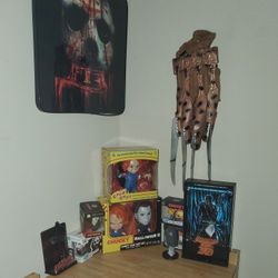 horror collectibles and posters