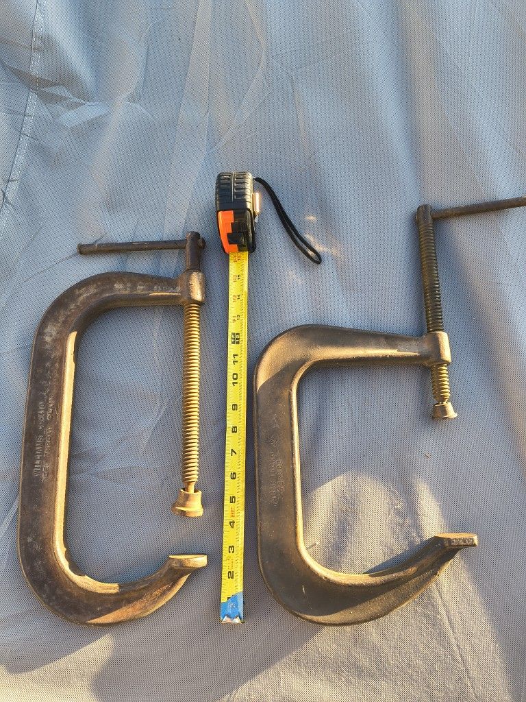 ARMSTRONG 78-306 C-CLAMP and Williams CC-410 Deep Throat Clamp