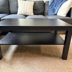 IKEA LACK Coffee Table – Black-Brown
