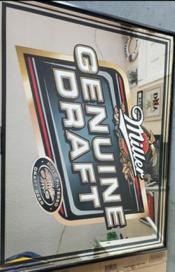 Miller Genuine Draft Beer Sign