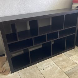 Black/espresso IKEA Shelving Unit