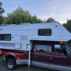 Lance Lite Cabover Truck Camper as-is Good Bones