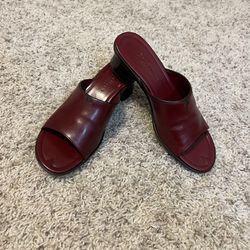 Cole Haans Red/dark choc Shoes Sz 7B